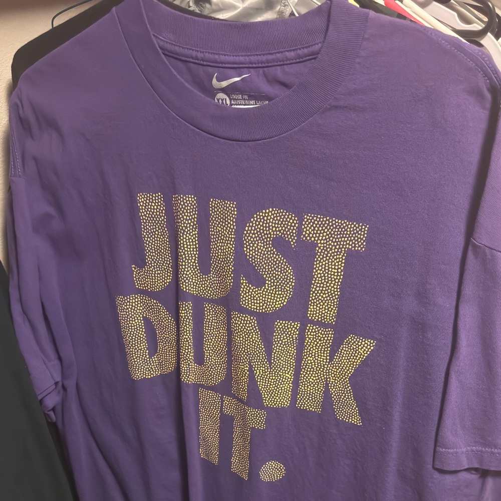 Nike “Just dunk it” LA lakers colors. 2xl